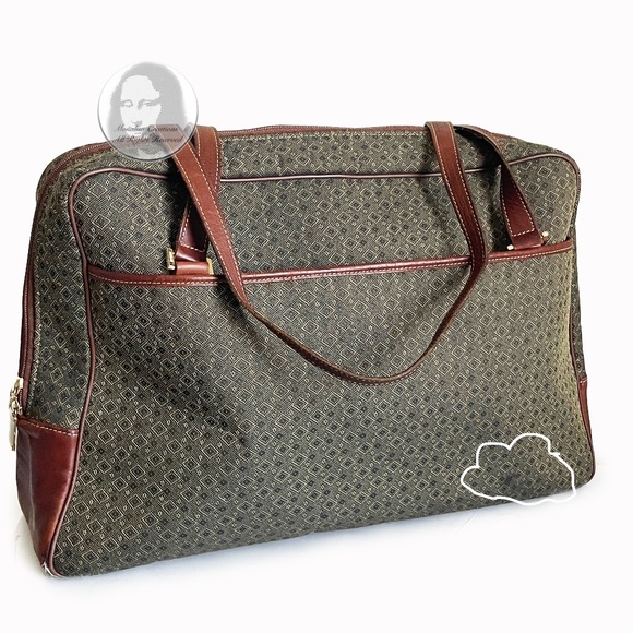 Hartmann Carry On Bag Wings Jacquard Diamond Pattern Vintage Y2K NEEDS REHAB! - Picture 7 of 12